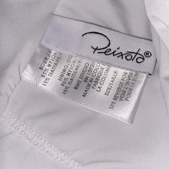 Peixoto navy striped one piece swimsuit size small - Picture 4 of 8